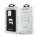 Karl Lagerfeld Silicone Karl Head Print MagSafe - Etui iPhone 16 Pro Max (czarny)