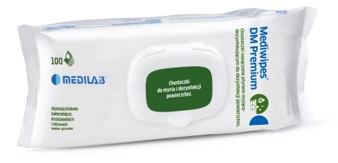 MEDIWIPES DM PREMIUM FLOW PACK Chusteczki do delikatnych powierzchni, 100 szt.