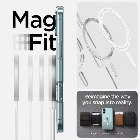 Spigen Liquid Crystal Mag MagSafe - Etui do iPhone 16 (Przezroczysty)