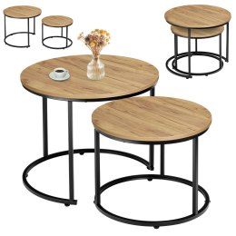 Zestaw dwóch stolików loft Galen Small Craft