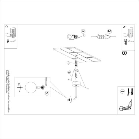 Kinkiet ASTRAL 1 biały