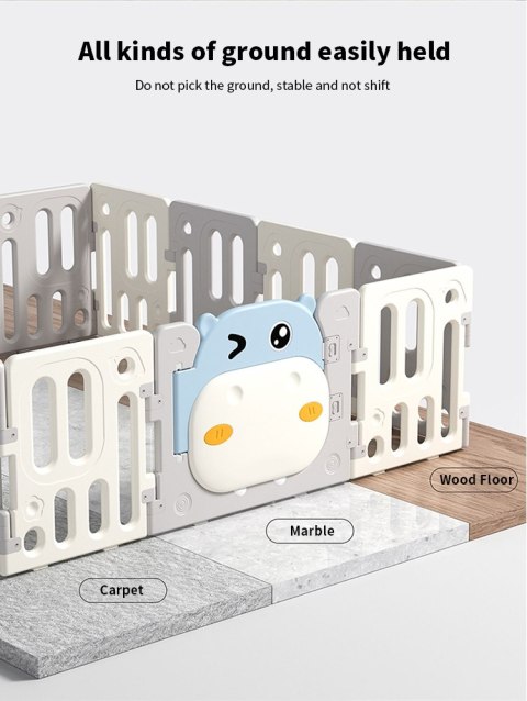 Płotek/Kojec Modułowy Hipcio Niebieski