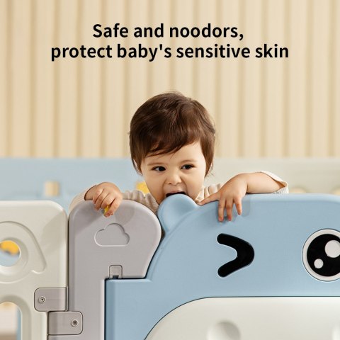 Płotek/Kojec Modułowy Hipcio Niebieski