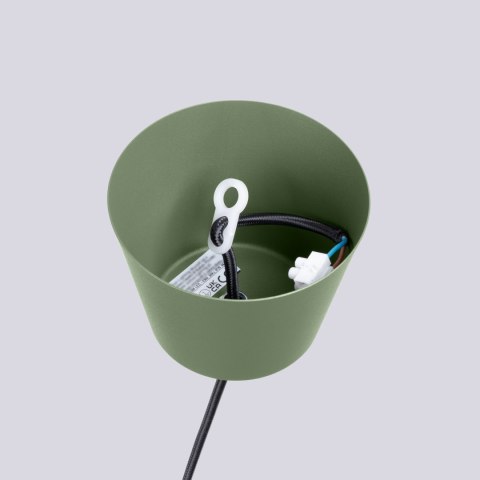 Lampa wisząca BILO zielona oliwka