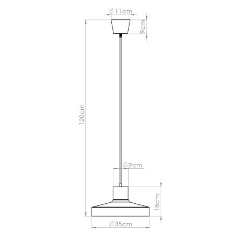 Lampa wisząca BILO zielona oliwka