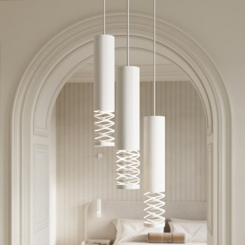 Lampa wisząca LAMI 3P biały