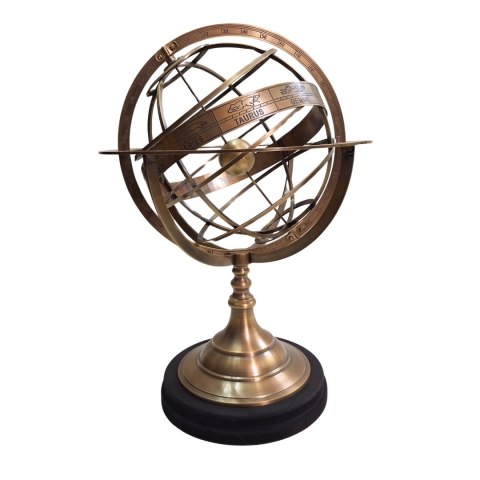 Wielkie Astrolabium Mosiężne - Dekoracja Gabinetu - AML141A