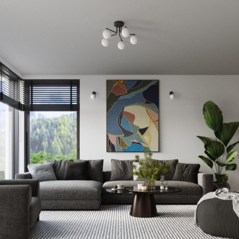 Żyrandol ASTRAL 5 czarny