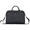 Guess 4G Zipper Pocket Triangle Logo - Torba na notebooka 15" (czarny)