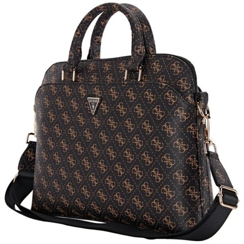 Guess New 4G Zipper Pocket Triangle Logo - Torba na notebooka 15" (czarny)