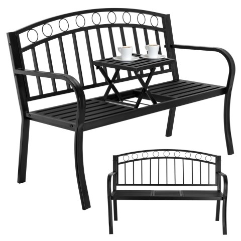 Ławka ogrodowa metalowa BANCO