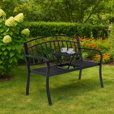 Ławka ogrodowa metalowa BANCO