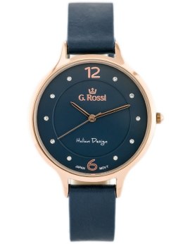 ZEGAREK DAMSKI G. ROSSI - 10411A-6F3 NA PASKU (zg714g) + BOX