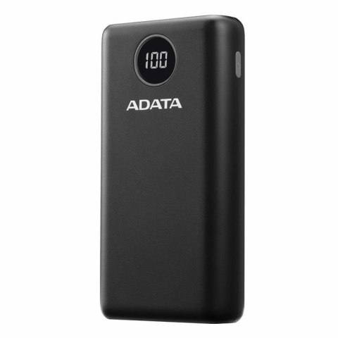 ADATA P20000QCD Litowo-polimerowy (LiPo) 20000 mAh Czarny