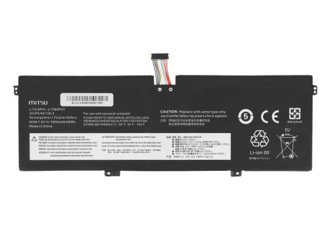 Bateria Mitsu do Lenovo Yoga C930-13IKB