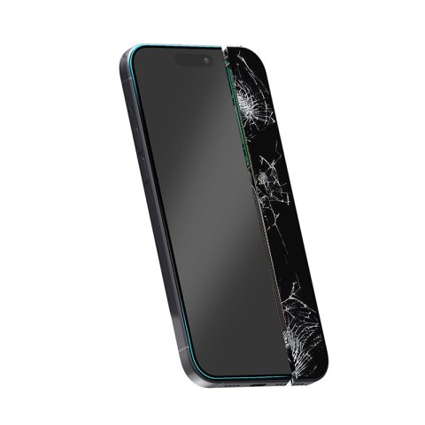 Crong Nano Glass - Niepękające szkło hybrydowe iPhone 16 Pro