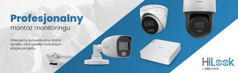 Kamera IP Hilook by Hikvision kopułka 4MP IPCAM-T4-P Black 2.8mm