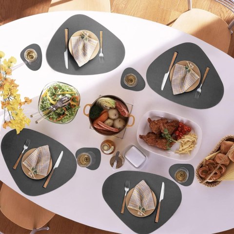 Komplet podkładek na stół TRIVAL GREY