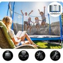 Trampolina ogrodowa 10ft/312cm z siatką zewnętrzną i drabinką