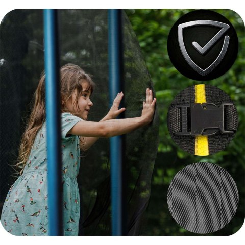 Trampolina ogrodowa 10ft/312cm z siatką zewnętrzną i drabinką