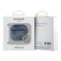 Guess 4G Strass Charm - Etui AirPods 4 (niebieski)