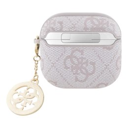 Guess 4G Strass Charm - Etui AirPods 4 (różowy)