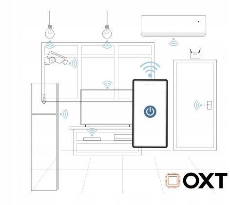 Moduł OXT przekaźnik 1 obw. pomiar 16A ZigBee TUYA T260P