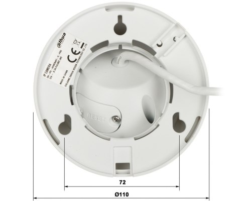 KAMERA IP IPC-HDW2849T-S-LED-0360B-PRO WizSense WizColor - 8 Mpx 3.6 mm DAHUA