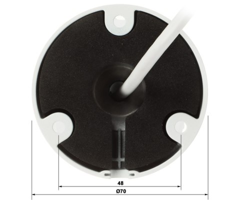 KAMERA IP IPC-HFW2449TL-S-LED-0600B-PRO WizSense WizColor - 4 Mpx 6 mm DAHUA