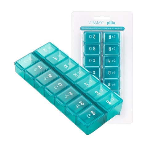 VITAMMY PILLA 7x2 Tygodniowa kasetka na leki
