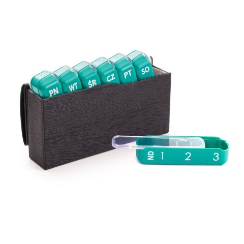 VITAMMY PILLA FLEX 7x3 Tygodniowa kasetka na leki z regulowanymi przegrodami