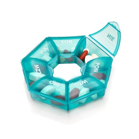 VITAMMY PILLA ROUND 7x1 Tygodniowa kasetka na leki