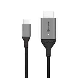 ALOGIC ULCHD01-SGR adapter kablowy 1 m HDMI Typu A (Standard) USB Type-C Czarny, Szary