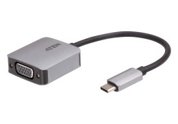 ATEN UC3002A-AT adapter kablowy USB Type-C VGA (D-Sub) Czarny, Srebrny