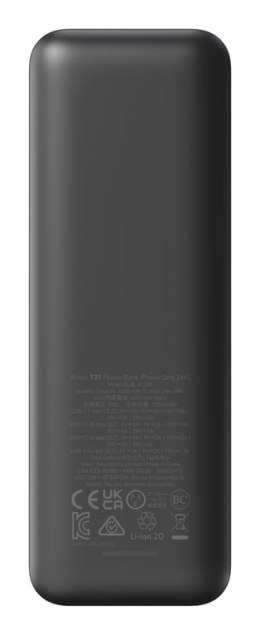 Anker 737 24000 mAh Czarny, Srebrny