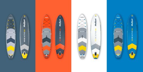 Deska SUP REBEL ACTIVE z siedziskiem 350x81x15, zestaw RBA4501