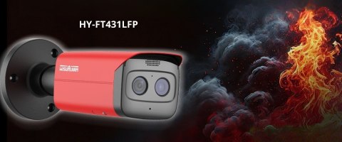 HYBRYDOWA KAMERA TERMOWIZYJNA IP HY-FT431LFP-TD1F4 1.2 mm, 4 Mpx 4.0 mm WISUALARM