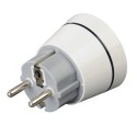 Hama 00223452 adapter wtyczek zasilających Typu F Typ G (UK) Biały