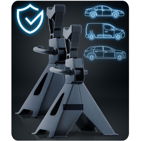 Kobyłki samochodowe warsztatowe 2 szt Humberg HM-384