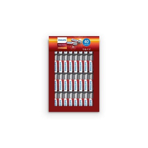 Philips LR03P40FP/10 bateria do użytku domowego Jednorazowa bateria AAA Alkaliczny