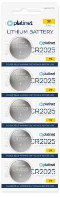 Platinet PMBCR2025 bateria do użytku domowego Jednorazowa bateria CR2025 Lit