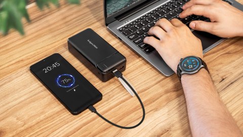 PowerBank Kruger&Matz 30000 mAh Li-ion z funkcją QC oraz PD