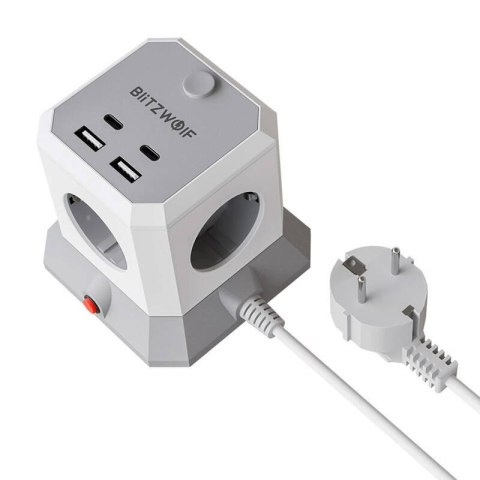 Przedłużacz BlitzWolf BW-EC1 4xAC 2xUSB-A 2xUSB-C