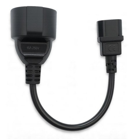 Qoltec Adapter IEC 320 C14/ FRENCH | 0.15m