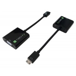 Techly 302921 adapter kablowy HDMI Type C (Mini) VGA (D-Sub) Czarny
