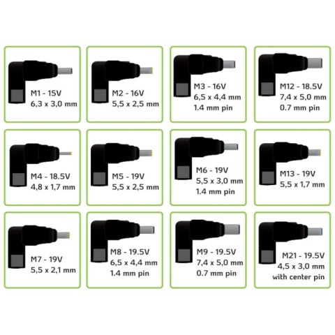 Techly IPW-NTS90WTY adapter zasilający/ inwentor Uniwersalne 90 W Czarny