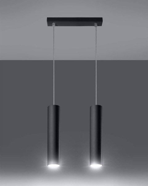 Lampa wisząca LAGOS 2 czarny