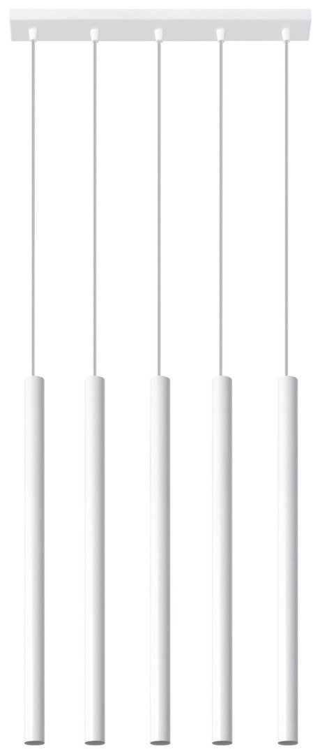 Lampa wisząca PASTELO 5 biała