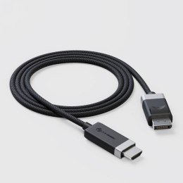 ALOGIC FUDPHD2-SGR adapter kablowy 2 m DisplayPort HDMI Czarny, Szary