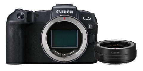 Canon EOS RP Body + EF-EOS R Adapter Obudowa bezlusterkowca 26,2 MP CMOS 6240 x 4160 px Czarny